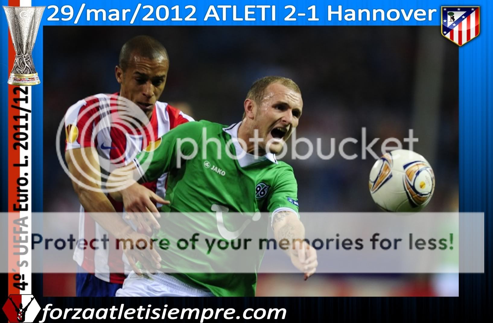 4º´s UEFA Euro. L. 2011/12 ATLETI 2-1 Hannover.- Salvio, al rescate 013Copiar-2